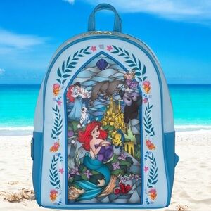 Loungefly Disney The Little Mermaid Stained Glass Backpack New with Tags
B33